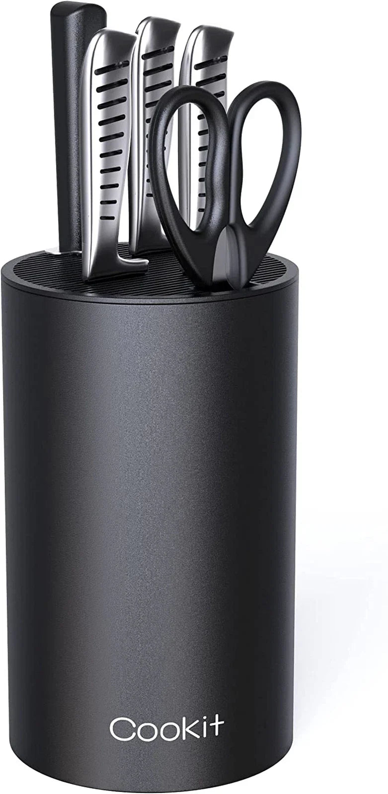 Knife Block without Knives, Universal round Knife Block Only, Detachable Knife